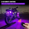 Wireless Remote Control 9 Bead Super Bright Led Strobe Motorcycle Lights Multicolor Modes For Night Riding Car Bike Modification