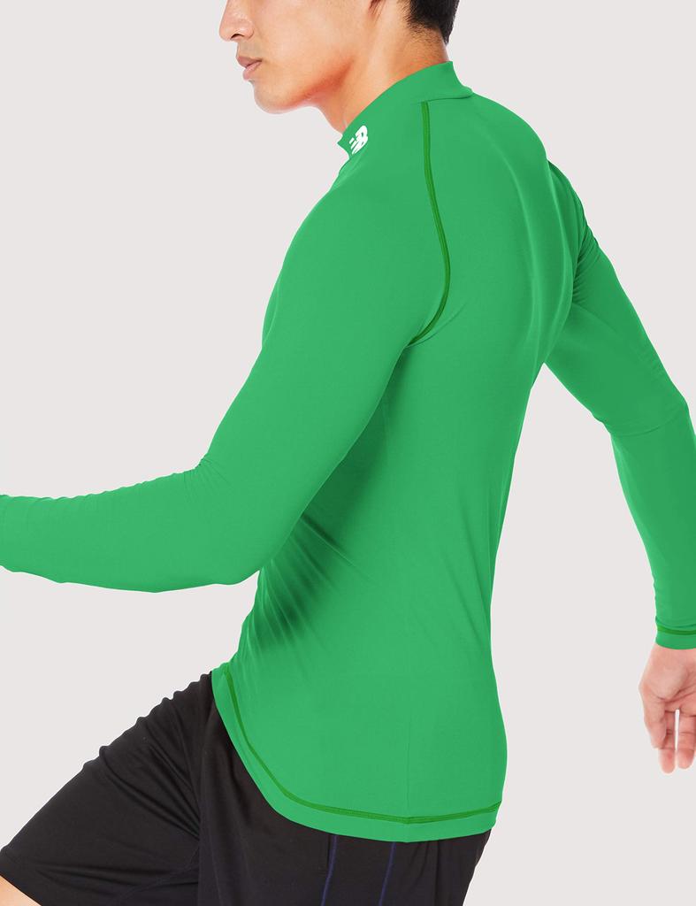 New Balance 8535 Long Sleeve Stretch Inner Japan Size XL to Japanese size Shirt, Men's, Green, (equivalent XL)