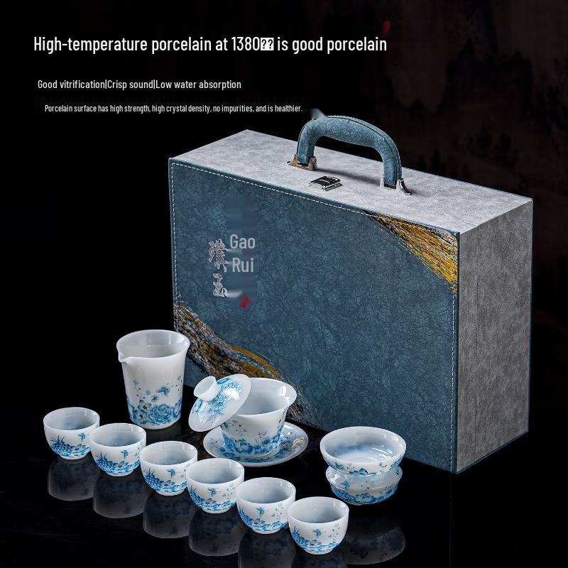 Pu Jade Ceramic Kung Fu Tea Set