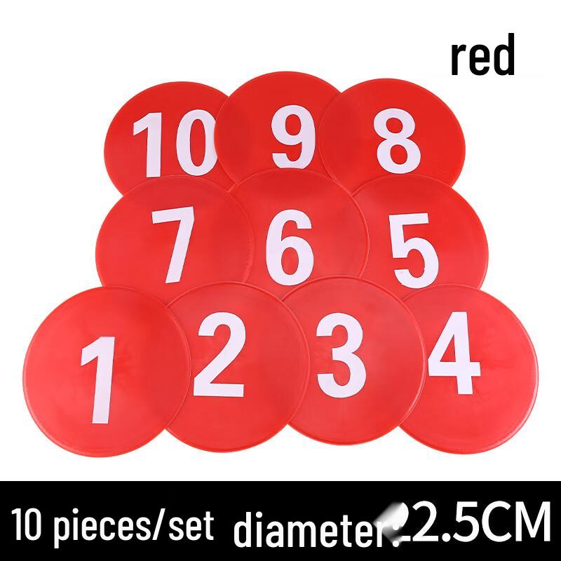 Longchan Numbered Ground Marker Disc Set