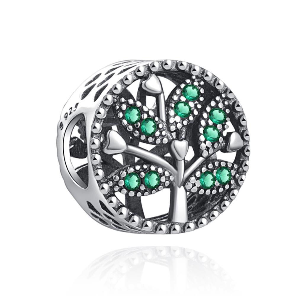New Copper Green Forest Hummingbird Leaves Charm Beads Fit Original Pendant Bracelet Diy Fashion Woman Jewelry