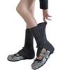 Women's Aesthetic Solid Color Leg Warmers with Side Split Ribbed Knit Boot Covers Footless Socks for Everyday Wear