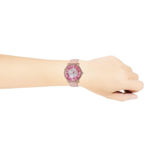 Tendence Women's Leather Strap Watch TY132008