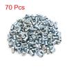 X Autohaux Universal 10/20/30/40/50/70/100pcs 5mm Dia Brake Line Cable Wire Fixed Screws Fastener For Motorcycle Accessories