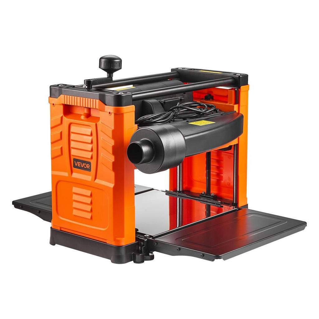 Thickness Planer, Two Speed, 330 mm Width Worktable Power Benchtop Planer, Three-Blade, 2000W 23500 RPM Powerful Motor, Dual Rollers, Over Protection,