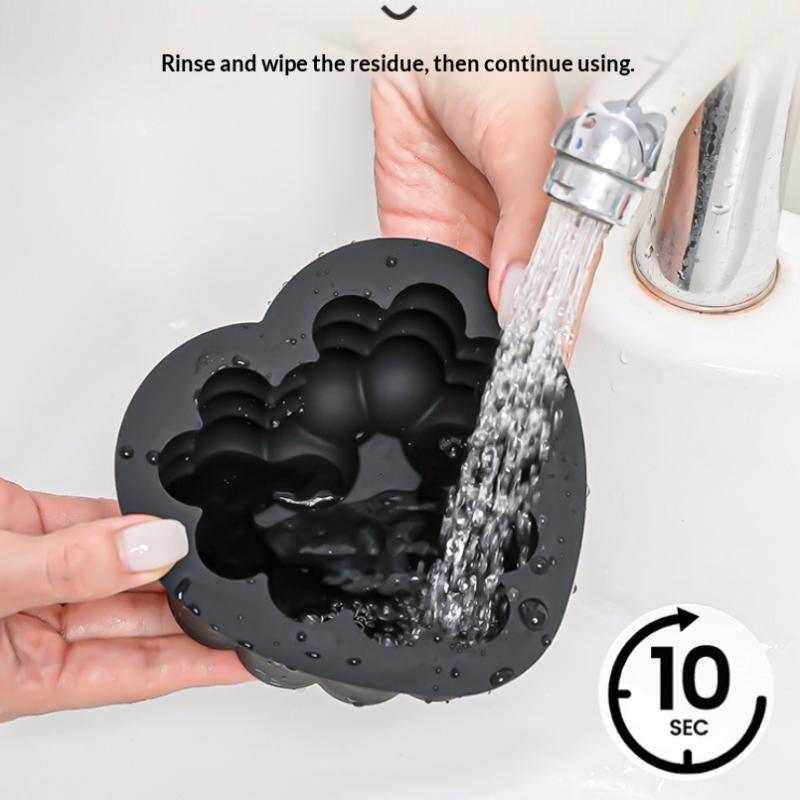 Herz Stern Quadrat Bento Kuchen Silikonform Schokoladenmousse Form Obstkuchen Dekorationen Wiederverwendbar Seife Kerze Gips Herstellungsform