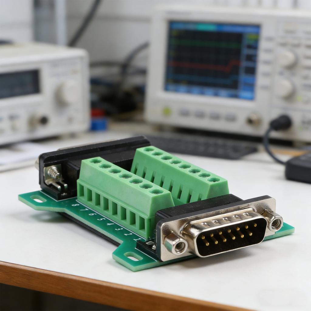 For Electronic Installations As Shown In The Picture DB15 Terminal Block Dual-ended Design One-to-one Pin Mapping