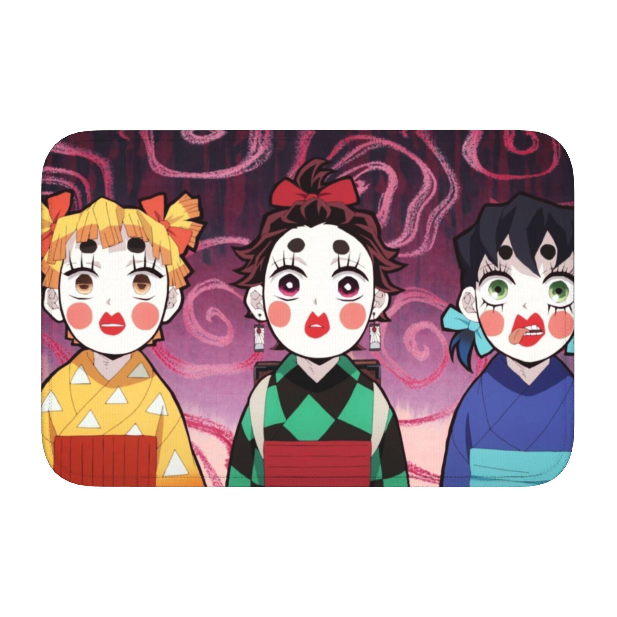 

Demones S-Slayer Floor Door Kitchen Bathroom Mats Anti-Slip Indoor Doormat Garden Living Room Entrance Rug Carpet Footpad 60cm x 90cm
