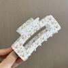 Hairpins New Heardress Women Hair Clips Flower Hair Claws Geometric Hairgrips Korean Shark Clips