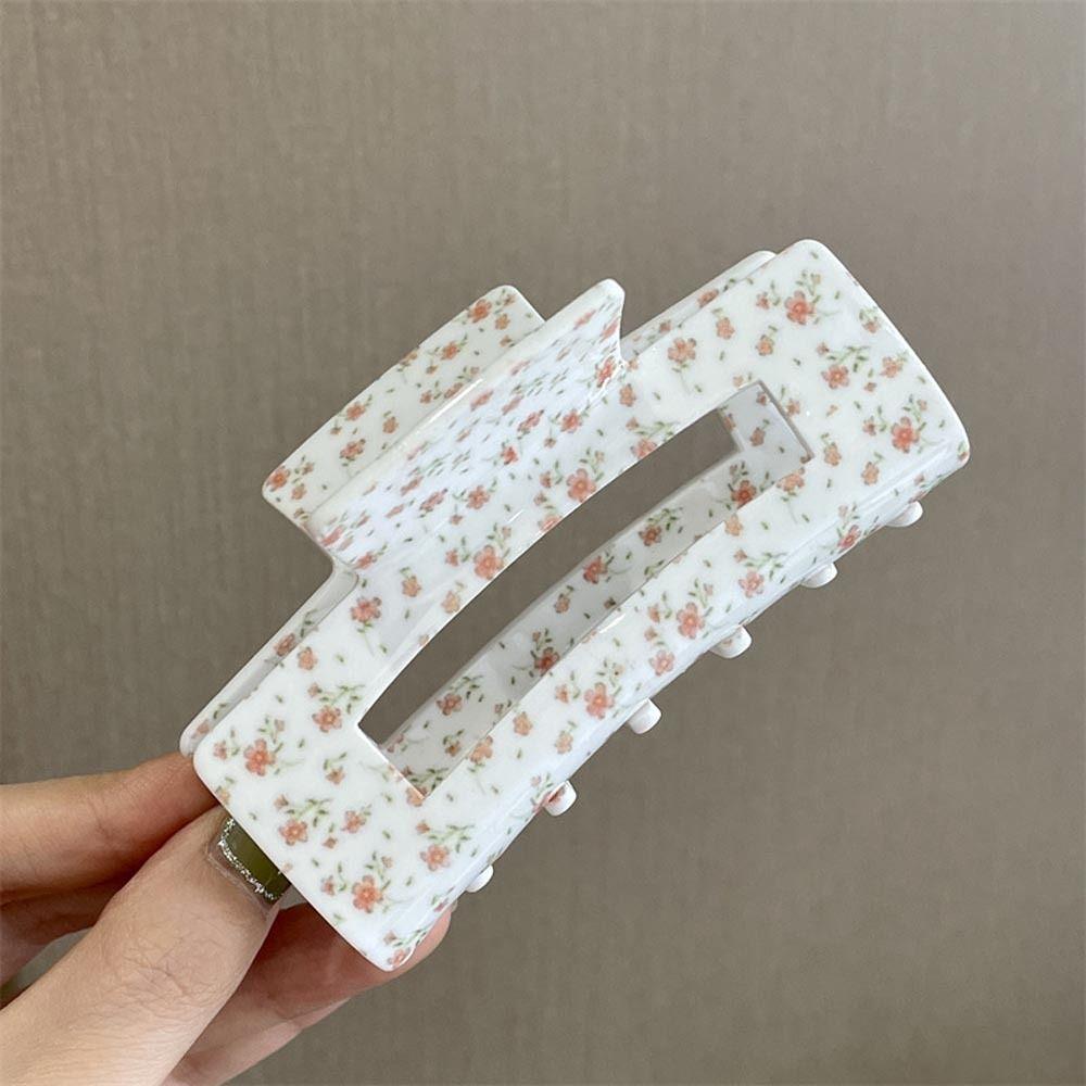 Hairpins New Heardress Women Hair Clips Flower Hair Claws Geometric Hairgrips Korean Shark Clips