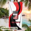 Beach Towel Athletic Bilbao FC Print Custom Name Text Soft Towel for Swimming Pool