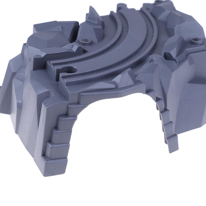 Plastic Double Tunnel Wooden Train Track Toy Accessories For Tunnel Track Train