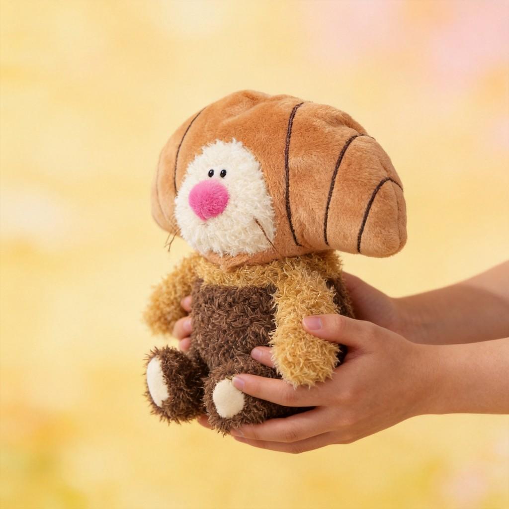 Cartoon Cowboy Hat Budibasa Cat Plush Toy With Short Pile Fur For Kids And Collectors
