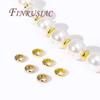 3.5mm 4mm 5mm 6mm Spacer Beads 18K Gold Plated Separator For Beads,Bracelets Beads Accessories,DIY Jewelry Making Supplies