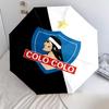 1 PC Automatic Folding Umbrella - Club Social y Deportivo Colo-Colo Pattern, Portable & Foldable Design with 8 Ribs, Christmas Birthday Gifts