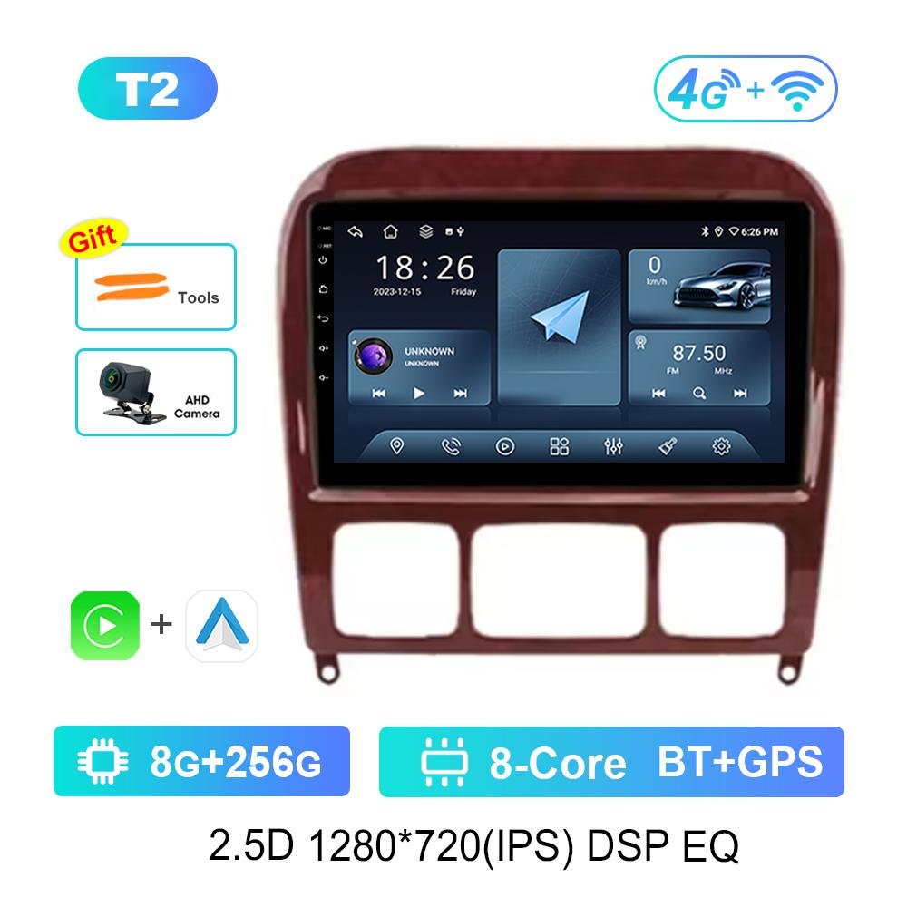 for Mercedes Benz S Class W220 S280 S320 S350 S400 S430 S500 S600 S55 AMG Car Video Multimedia Player WiFi Android GPS Carplay