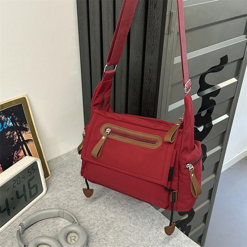 Herren Umhängetasche mit großem Fassungsvermögen Student Messenger Bag