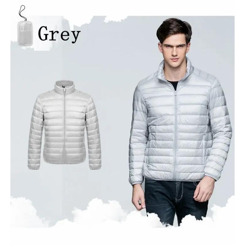 

Бренд NewBang Зимняя мужская пуховая куртка Ультралегкая пуховая куртка Мужская ветровка Куртка из перьев Мужская Легкая Портативная Теплая Куртка M