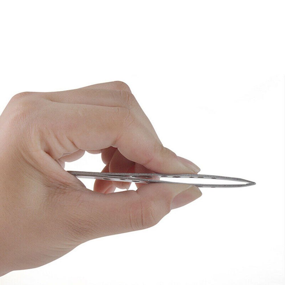 Tools Beard Tweezers Stainless Steel Tweezers Bevel Brow Clip Threading Tweezers Eyebrow Clip