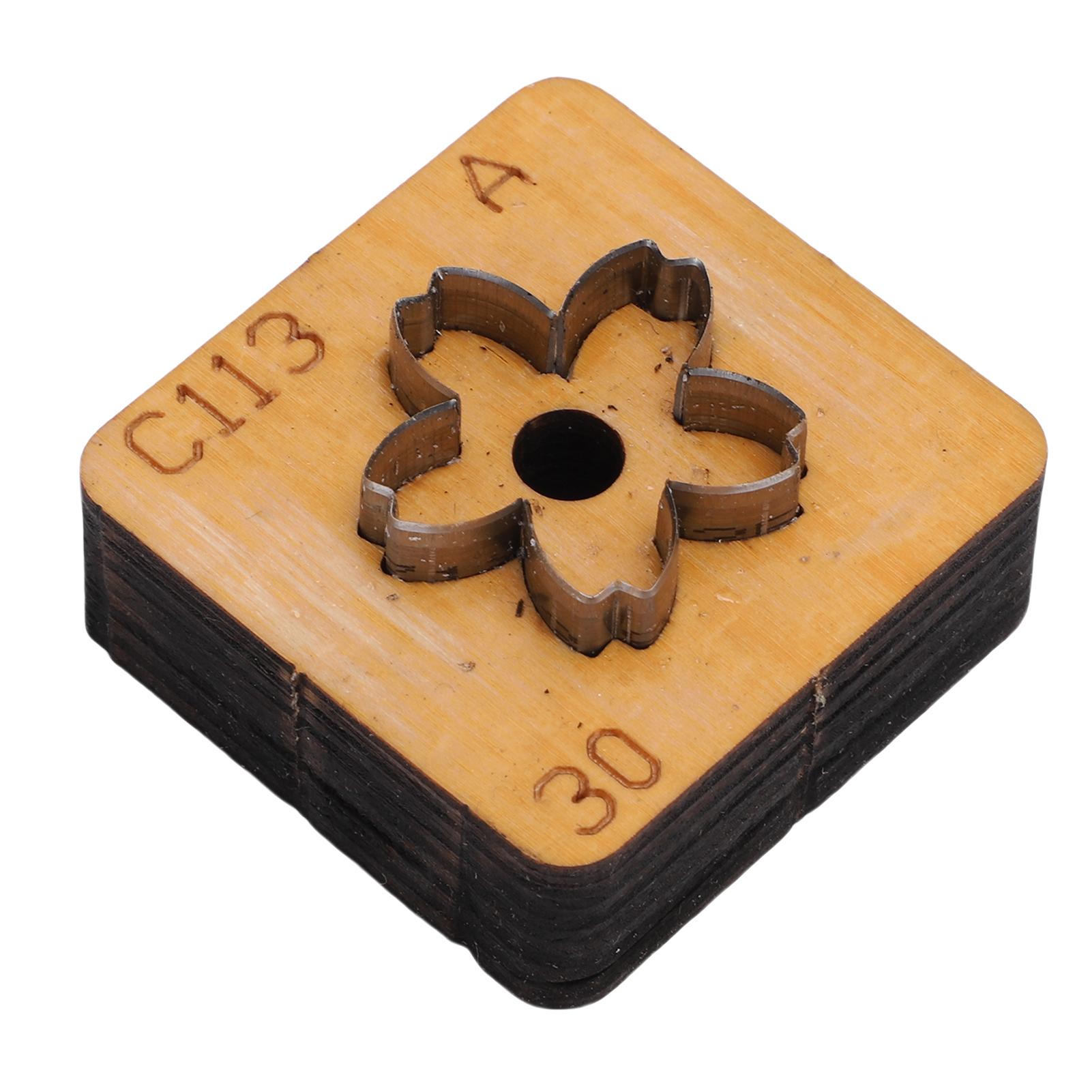 

Flower Leather Cutting Die Wood Carbon Steel Flower Shape Leather Cut Mold for Craft