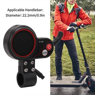 Hohe Sichtbarkeit LCD Geschwindigkeitsregler Elektrofahrrad Mountainbike Roller Display Stoßfeste Konstruktion