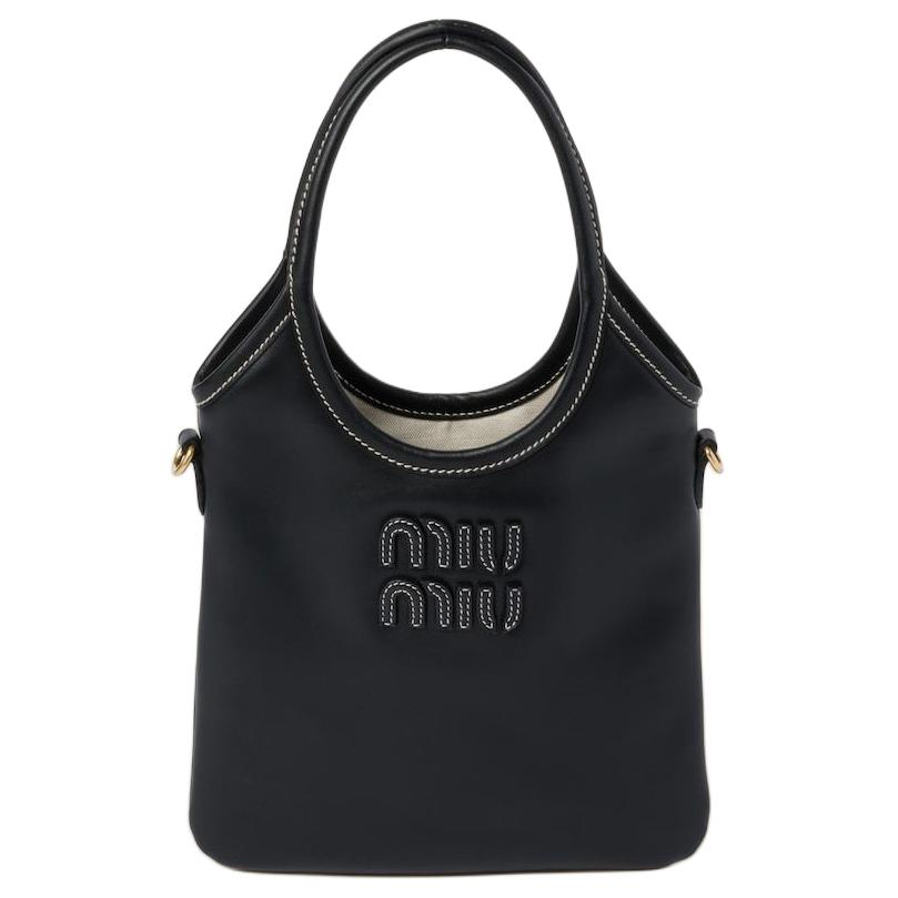 

MIU MIU Ivy Engraved Logo Adjustable Detachable Shoulder Strap Crossbody Bag Women Handbags Black 5BA281_2CRW_F0002_V_OLN Basic Set (Bag+Dust Bag)
