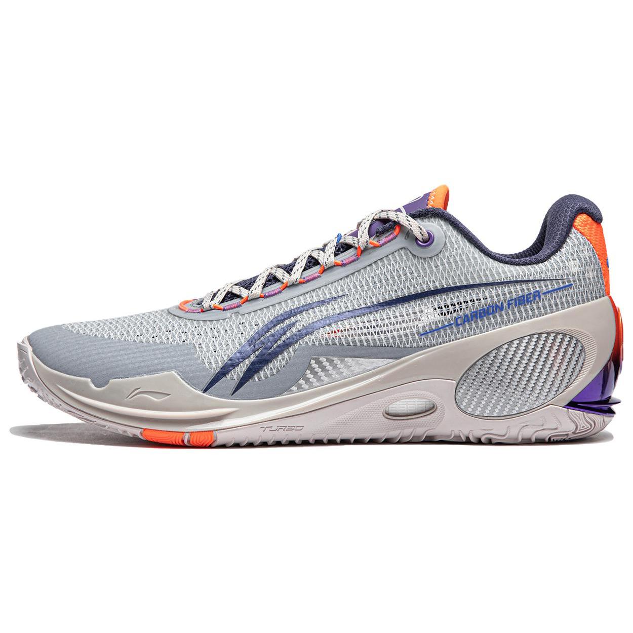 

Новые баскетбольные кроссовки LiNing Wade 808 3 Ultra с амортизацией, нескользящие, с низким верхом, мужские, космический серый ABAT051-9 40