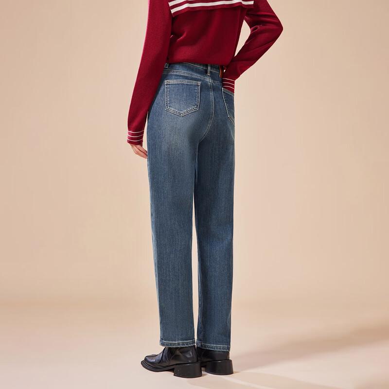 IEF Women's 2025 Autumn Denim Harem Pants