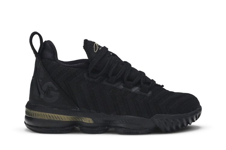 Kindersneaker Nike LeBron 16 I'm King (PS) Schwarz/Metallic-Gold