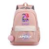 Zaino Stampato K-Pop Cartone Animato Anime per Studente Ragazzo Ragazza Zaino Scolastico Borsa per Libri Regalo Bambino Donna Grande Capacità Impermeabile Borsa da Viaggio Mochila