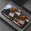 Halloween Ghost Art Black Phone Case For Samsung Galaxy Note 10 20 A 06 A07 12 A13 A14 A15 A16 A17 A22 A23 24 25 26 Glass Cover