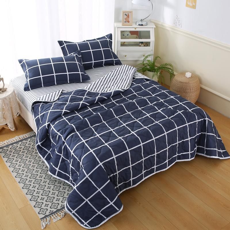 2026 New Spring Summer Cotton Blanket Thin Comforter Quilts Adult Children's King Quilt Patchwork Bedspread Luxury Bed Blanket 200x230cm Home Decor