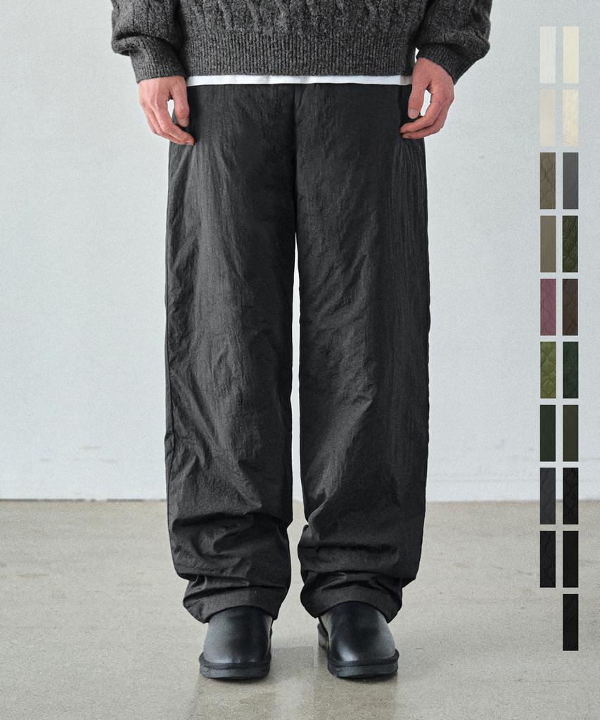 COSTUME O’CLOCK String Wide Padded Pants 19Color Coospt219