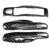for Porsche Key Fob Cover Remote Key Cover 3pcs/Set Carbon Fiber Style Car Trim Cover Fit for Porsche Panamera Cayman//Boxster