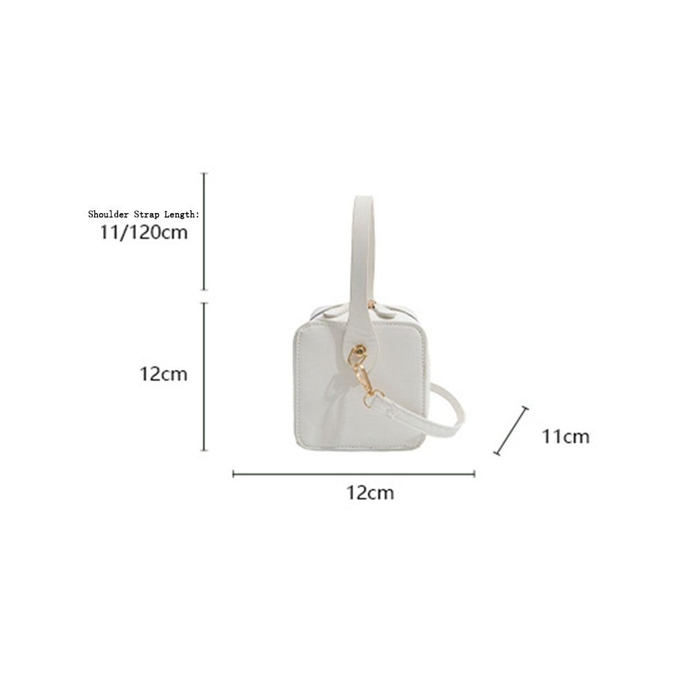 Luxury PU Leather Shoulder Bag Mini Zipper Crossbody Bag Commuting Bags Daily Use