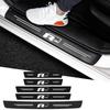 2026 Hot VOLKSWAGEN Carbon Fiber Car Door Sill Protector Stickers for Volkswagen VW Rline R Line Polo Touran Tiguan Jetta T5 Gol zf7