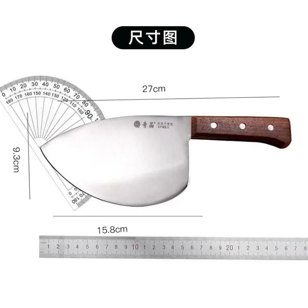 

Профессиональный акватический нож Нож для разделки рыбы Нож для нарезки рыбы Многофункциональный нож для рубки рыбных костей Кухонный нож шеф-повара белый