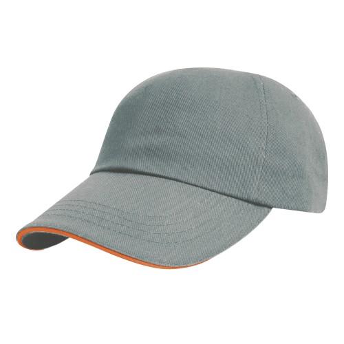 Result Headwear Brushed Cotton Sandwich Peak Baseball Cap