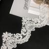 Decorative Strip Flower Book White Car Bone Lace Barcode Lace Wedding Dress Headgear Head Jewelry Clothing Accessories Fabric