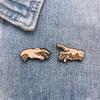 Cartoon Fun Gesture Holding Hands Fun Enamel Brooch Pin Custom Alloy Badge Clothes Bags Accessories Jewelry Gifts For