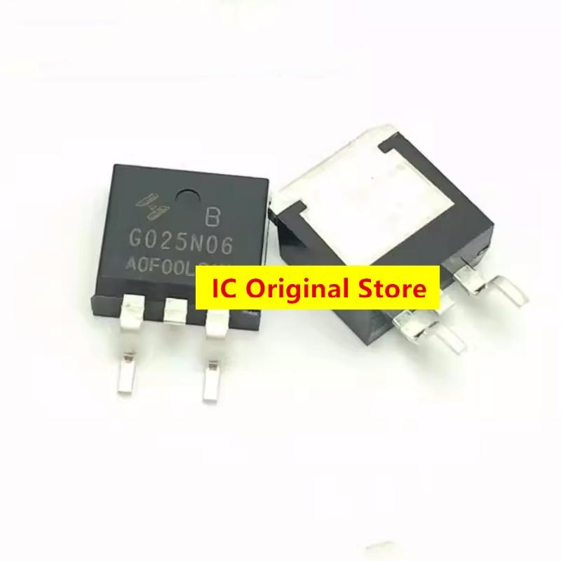 

20pcs G025N06 New And Original 025N06 TO-252 MOS Field Effect Tube IC Triode HYG025N06LS1D