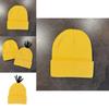 Minions Cartoon Knit Beanie Hat For Winter Warmth And Streetwear Fashion