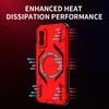 KEYSION Hollow Heat Dissipation Case for Infinix GT 30 Pro 5G TPU+PC Magnetic Cooling Shockproof Phone Cover for Infinix GT 30