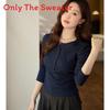 Cotton Long Sleeve T Shirt For Women With Ruffle Details And Round Neck For Office Wear