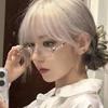 [USED] Miyawaki Sakura's Rhinestone Glasses, Beaded Glasses, Eyewear, Y2K