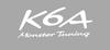 MONSTER SPORT K6A MONSTER Tuning 200 x Sticker, Gunmetal, Small, 85mm, 896122-0000M