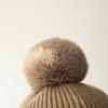 Ear Protection Pompom Beanie with Earflap Plush Wool Cap All-match Children Knitted Hat  Boy