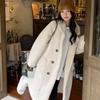 Long Loose Thickened Fur One-piece Suit Collar Coat Women's Coat