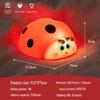 Cross-Border Ladybug Silicone Night Light: Rechargeable LED Bedside Ornament