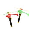 Classic Outdoor Game Handle Pull Line Helicopter Draw Rope Take-Off Small Plane Interactive Educational Toys Children'S Gift